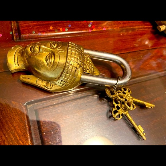 COPY - Budhha brass padlock - Picture 5 of 6